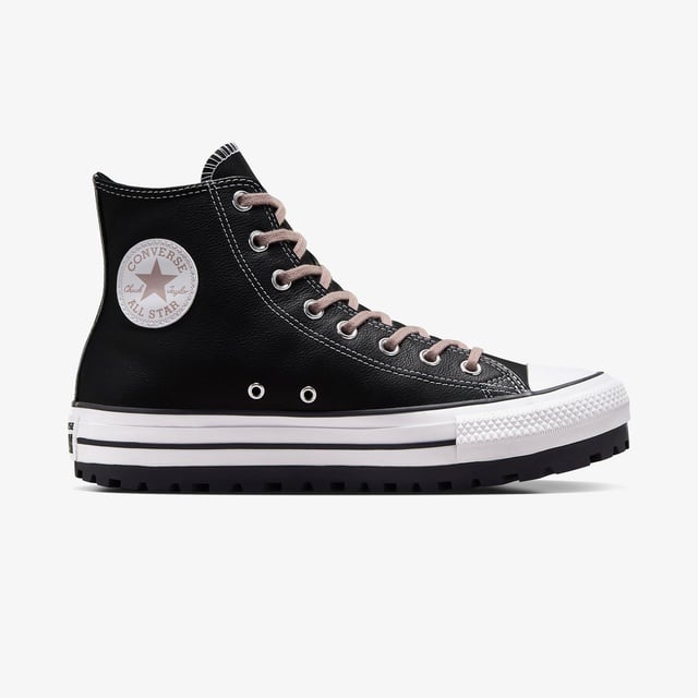Converse Siyah Converse Chuck Taylor All Star City Trek Unisex Deri Bot