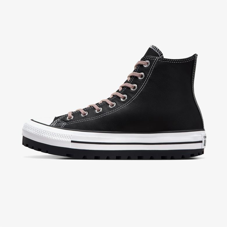 Converse Chuck Taylor All Star City Trek Su Geçirmez Unisex Siyah Deri Bot