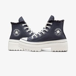 Converse Chuck Taylor All Star Lugged Lift Unisex  Lacivert Deri Platform Bot
