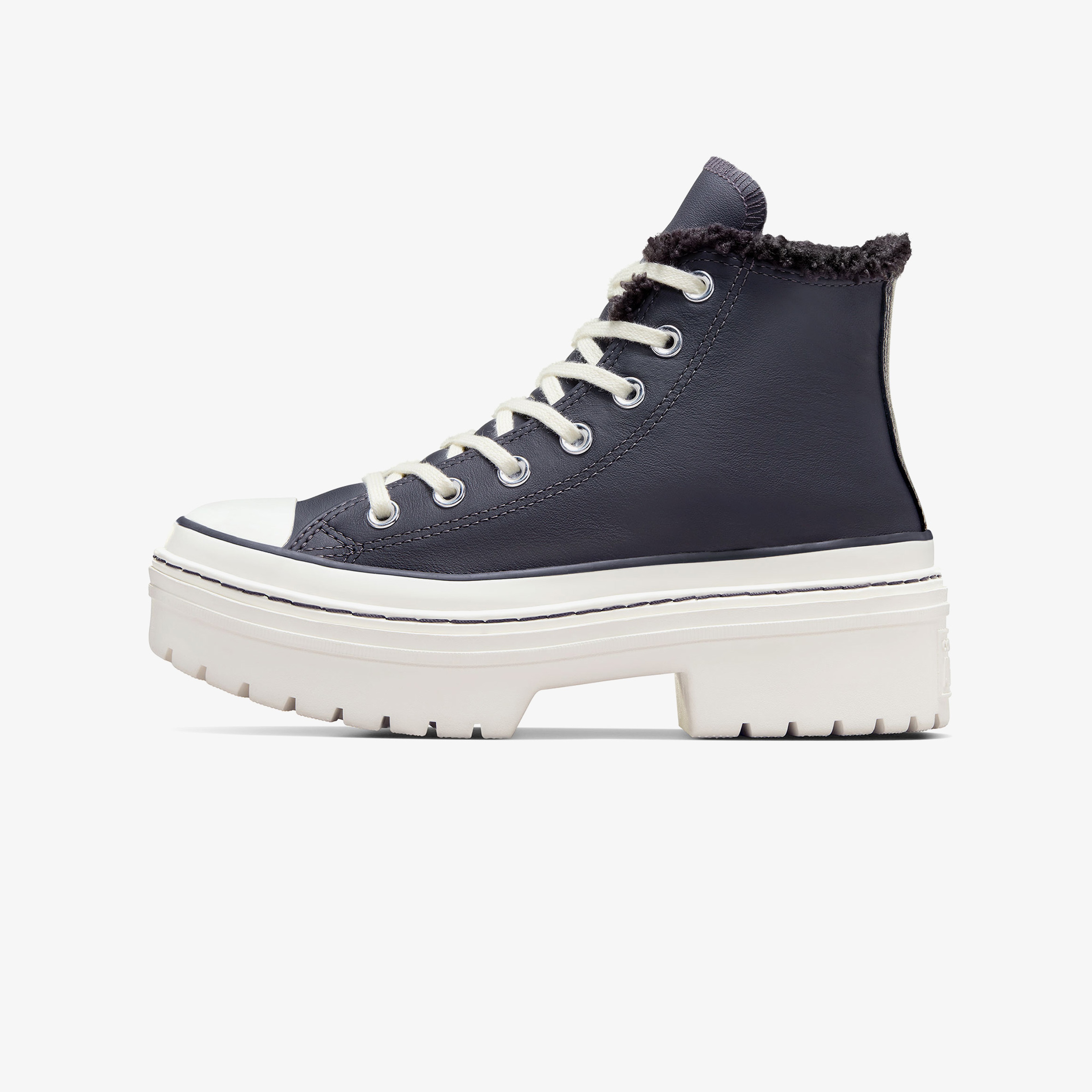 Converse Chuck Taylor All Star Lugged Lift Unisex Lacivert Deri Platform Bot