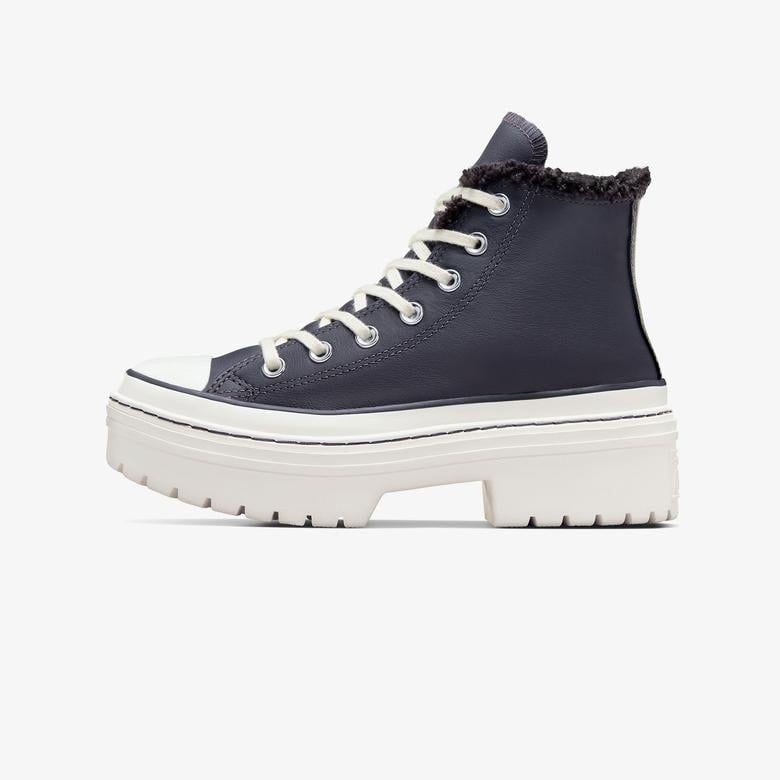 Converse Chuck Taylor All Star Lugged Lift Unisex  Lacivert Deri Platform Bot