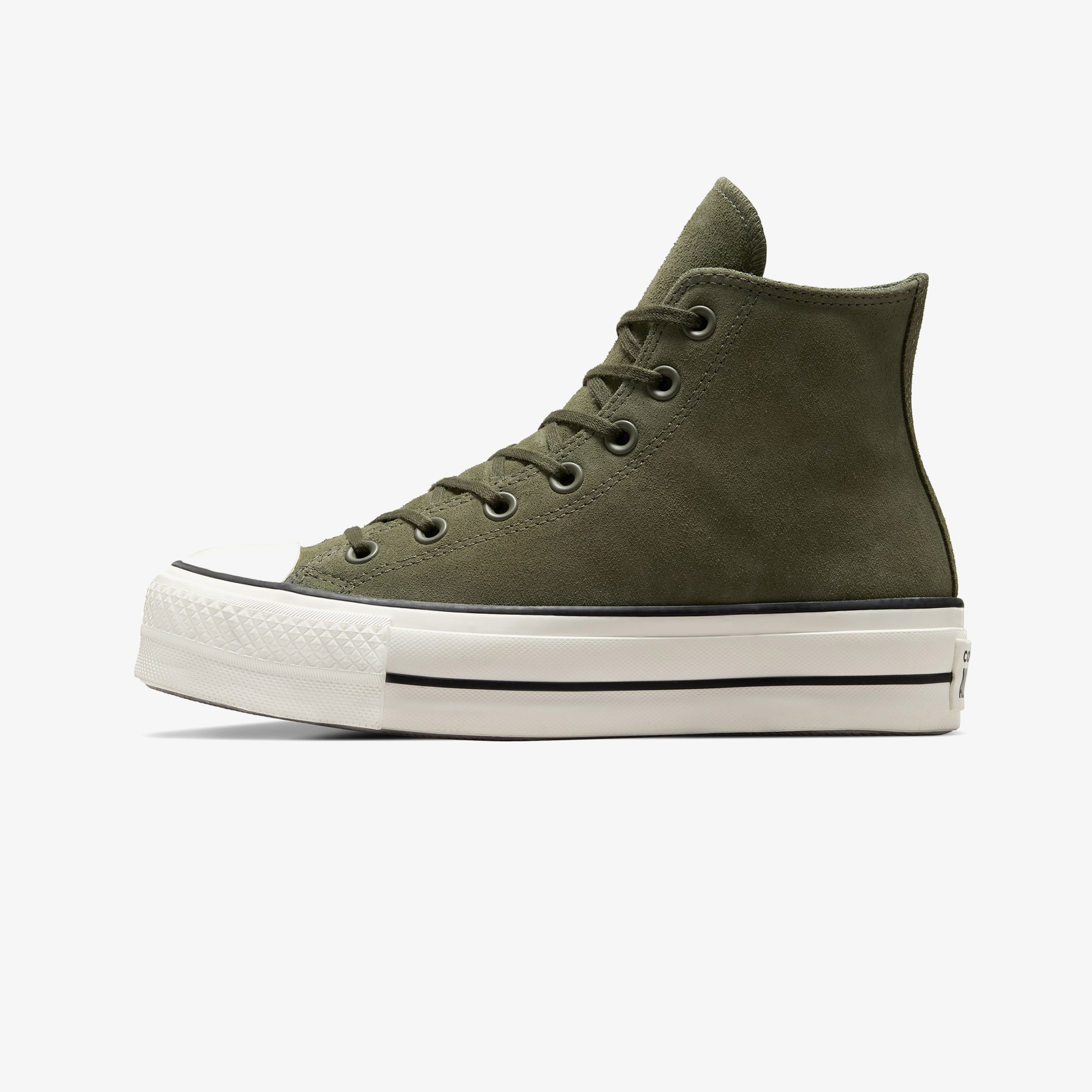 Converse Chuck Taylor All Star Lift Unisex Yeşil Süet Platform Sneaker