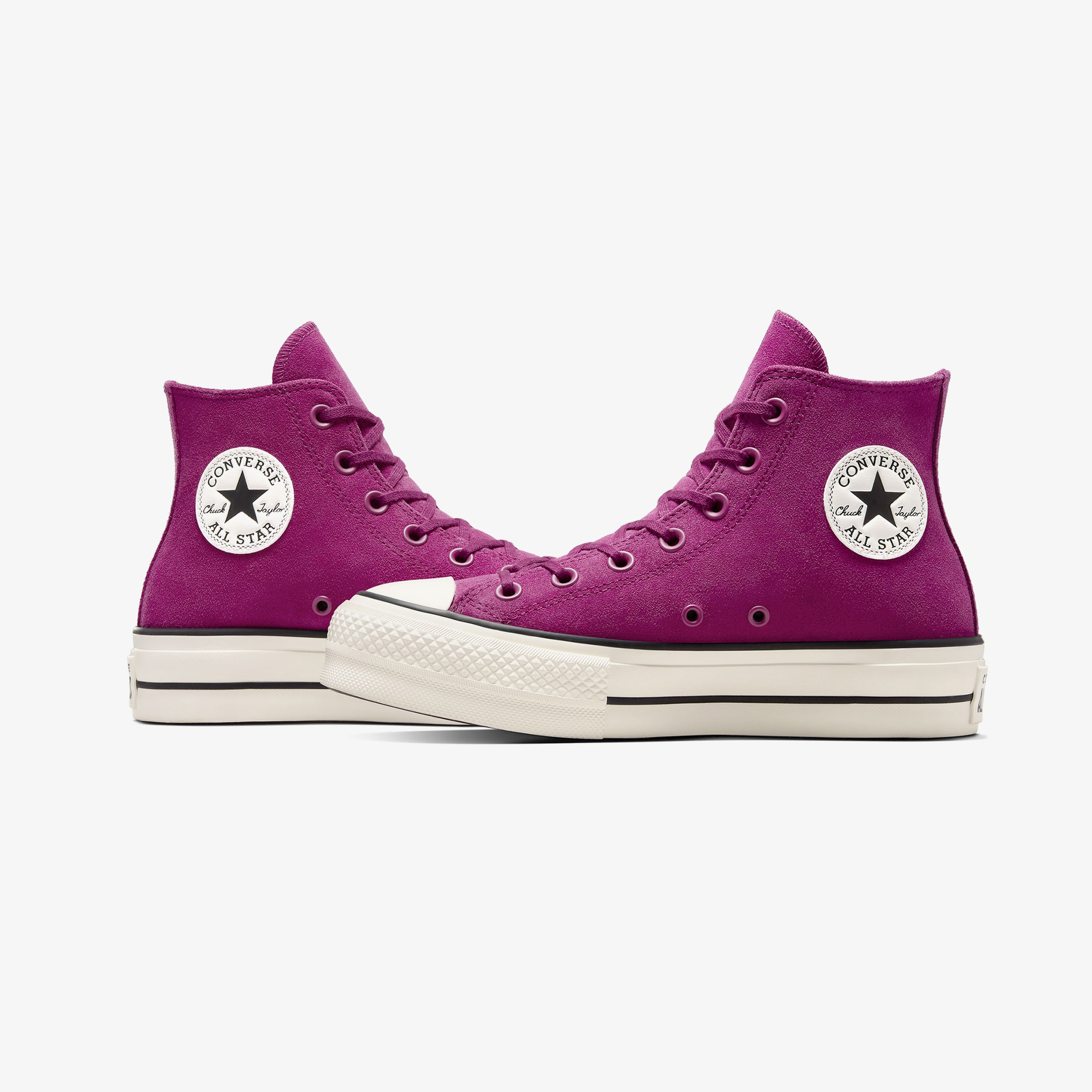 Converse Chuck Taylor All Star Lift Unisex Mor Süet Platform Sneaker