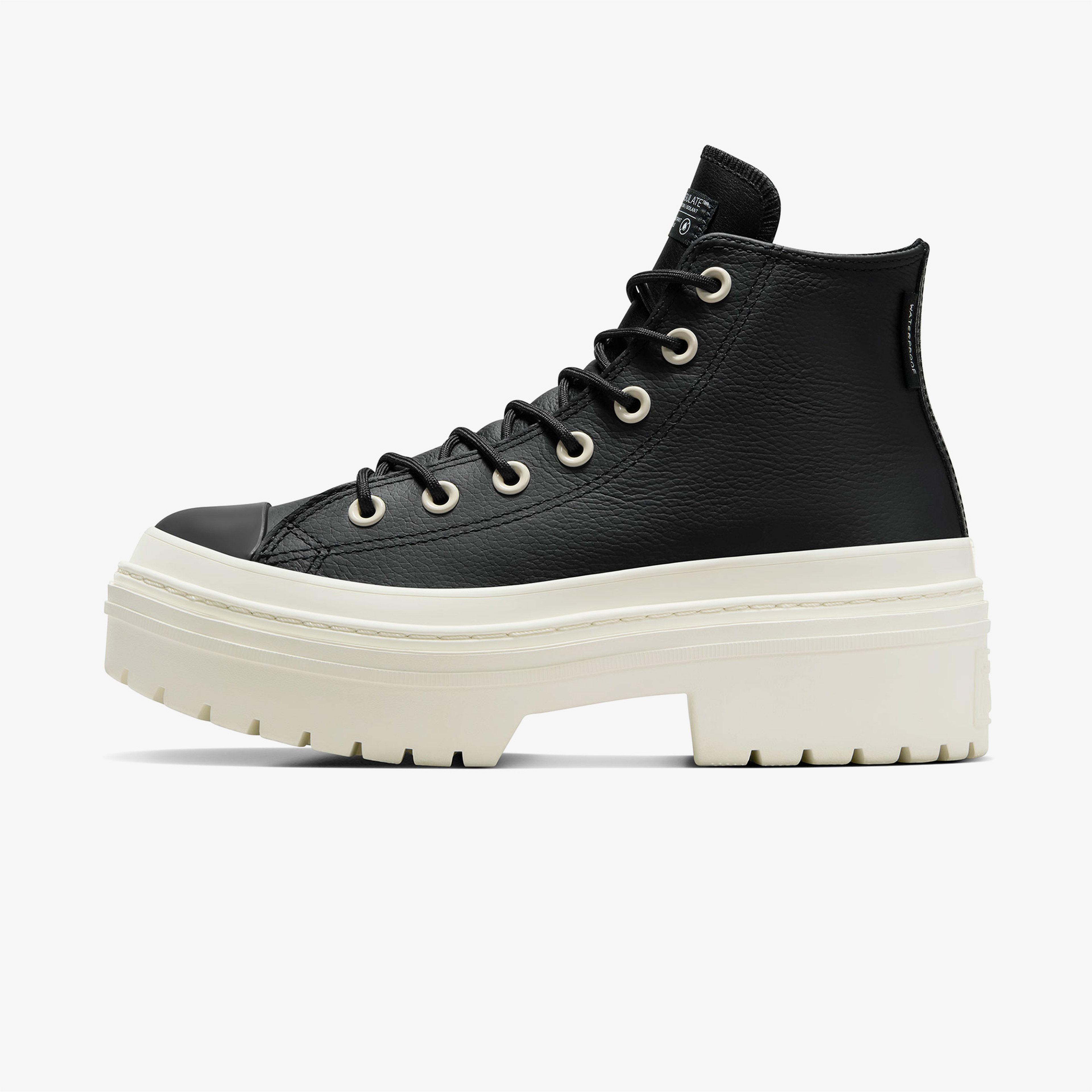 Converse Chuck Taylor All Star Lugged Heel Unisex Siyah Deri Platform Bot