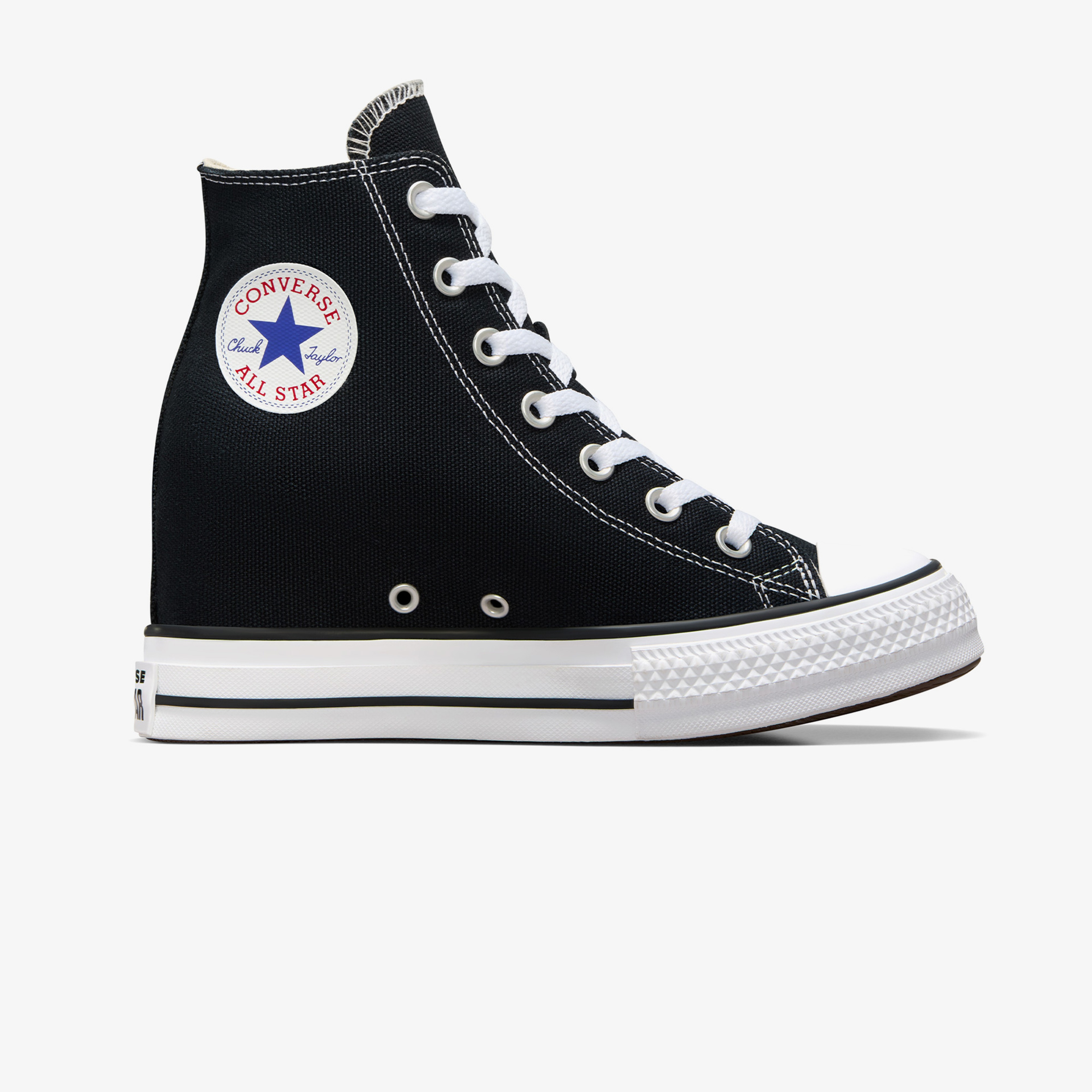 Converse Chuck Taylor All Star Wedge Unisex Siyah Platform Sneaker