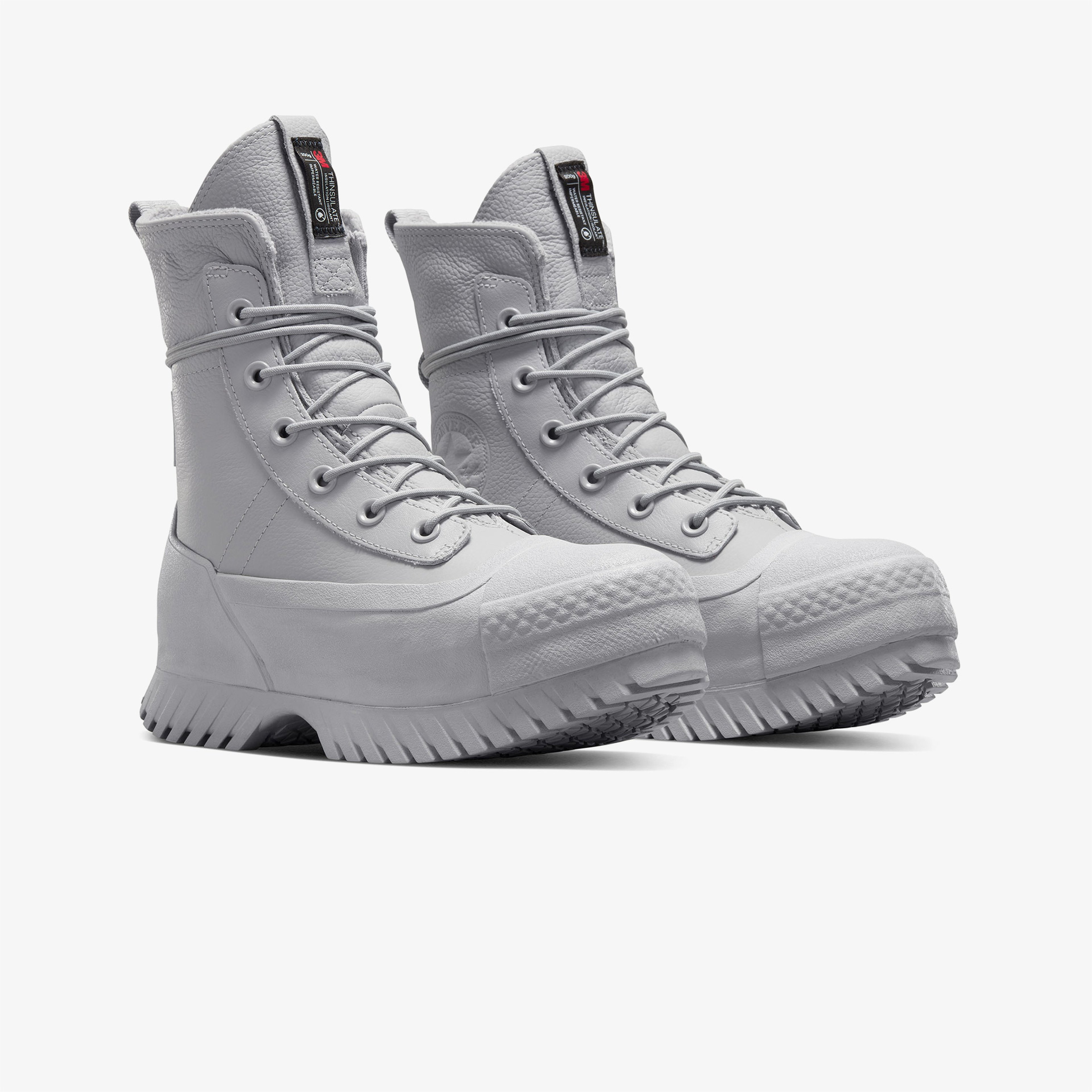 Converse Chuck Taylor All Star Lugged 2.0 CC Unisex Gri Deri Platform Bot