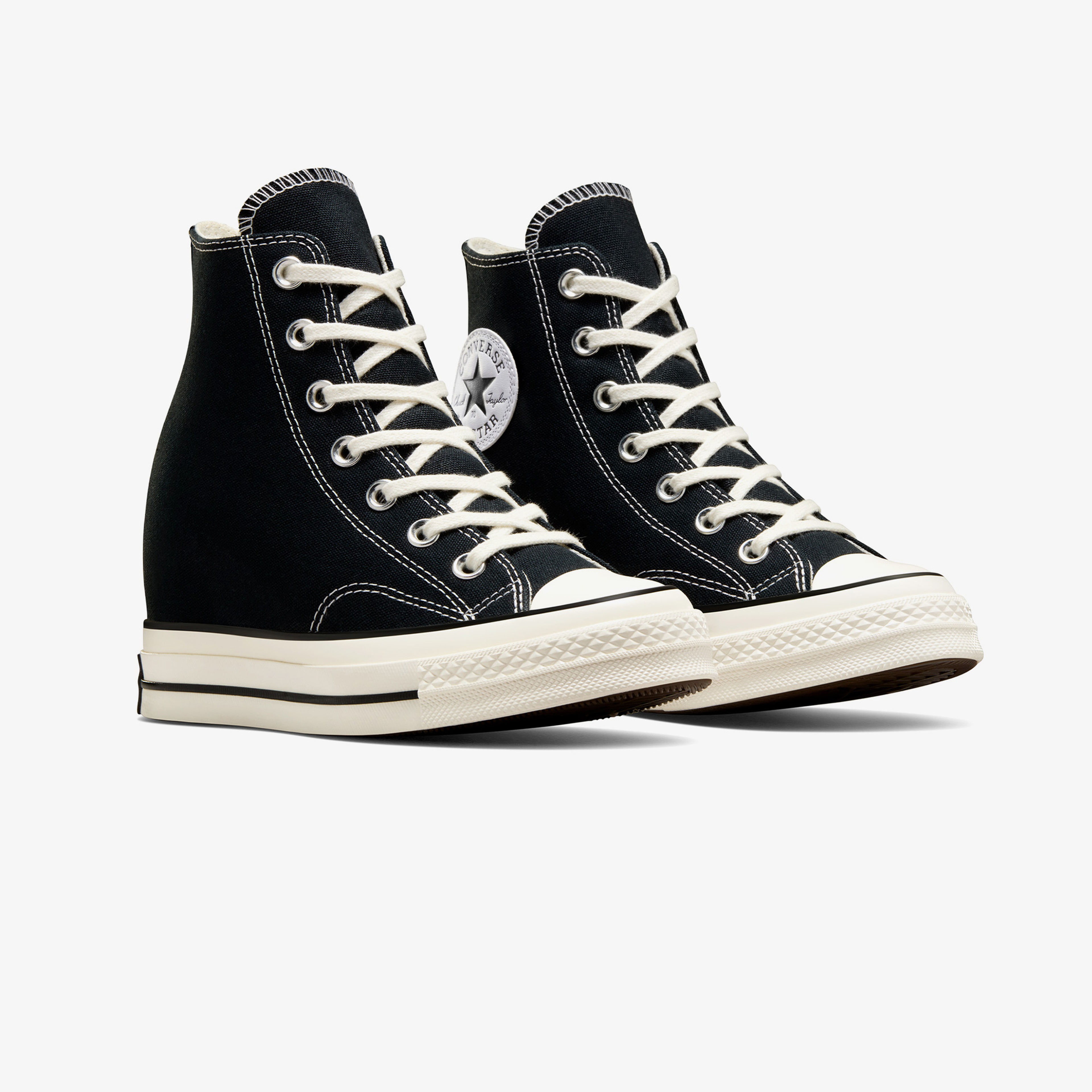 Converse Chuck 70 Wedge Unisex Siyah Platform Sneaker