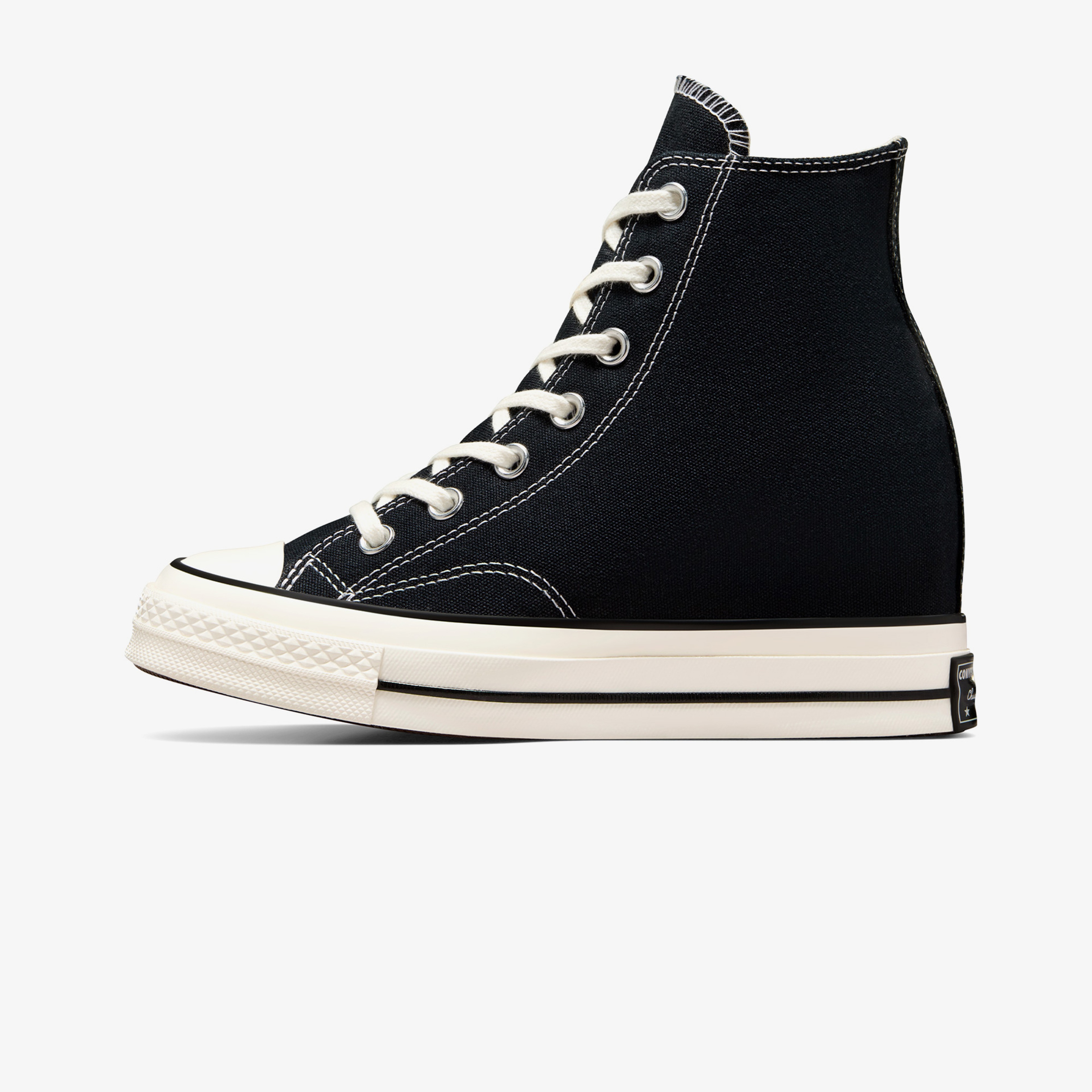 Converse Chuck 70 Wedge Unisex Siyah Platform Sneaker
