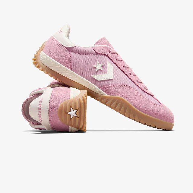 Converse Pembe Converse Run Star Trainer Unisex Süet Sneaker