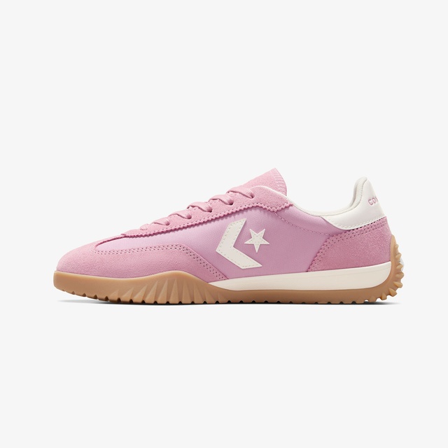 Converse Pembe Converse Run Star Trainer Unisex Süet Sneaker