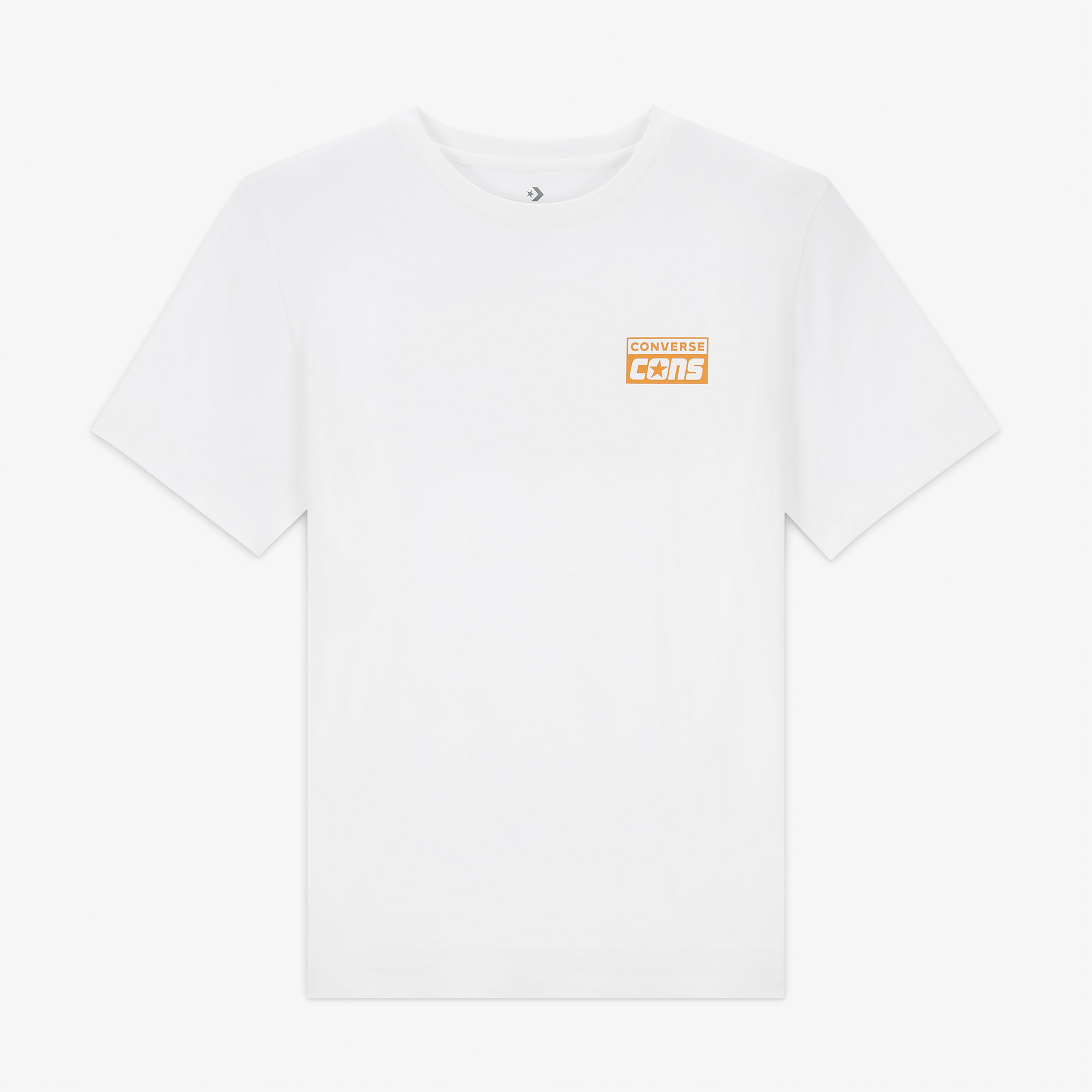 Converse Classic Erkek Grafik Baskılı Beyaz T-Shirt