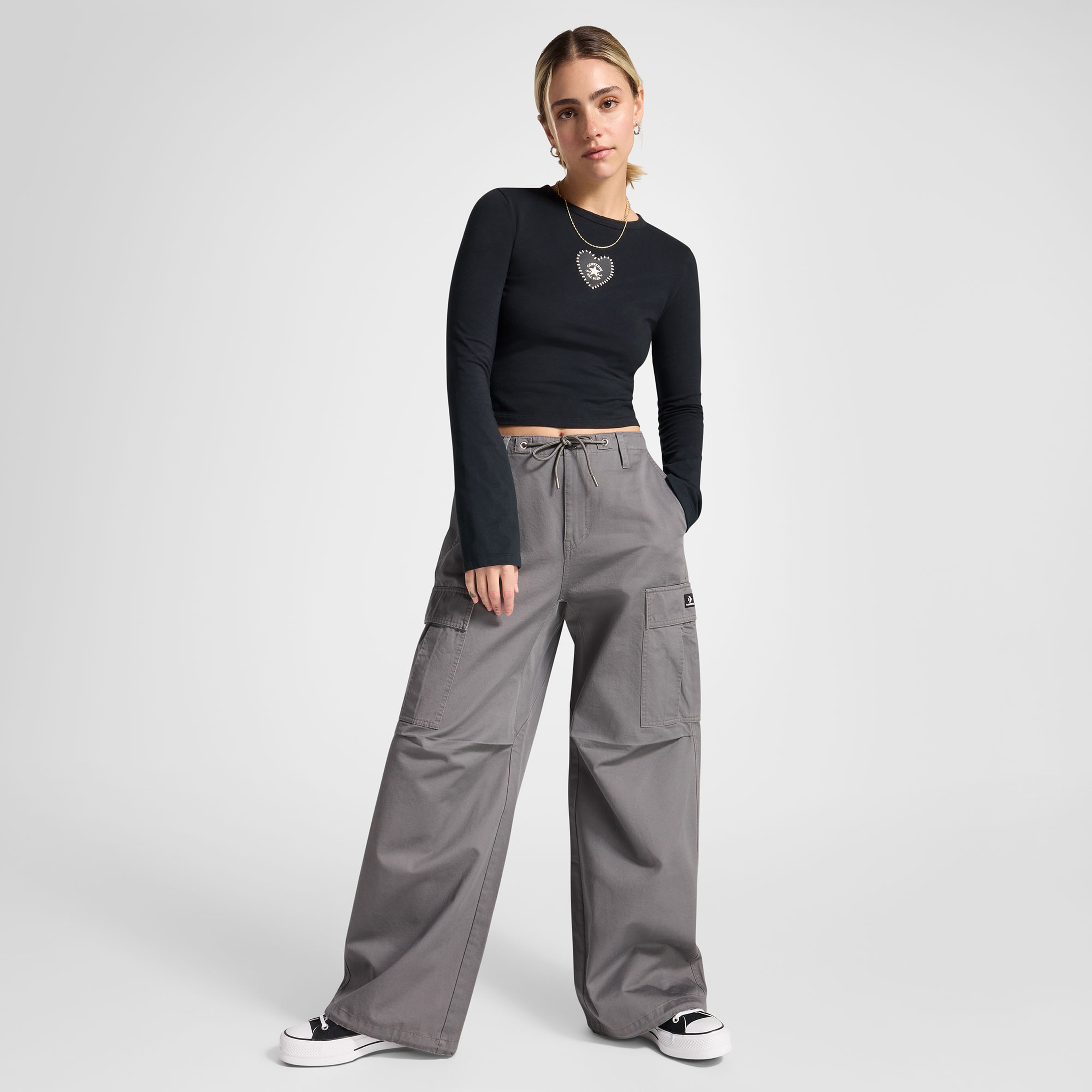 Converse Classic Kadın Gri Pantolon