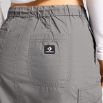 Converse Classic Dokuma Kadın Gri Cargo Etek