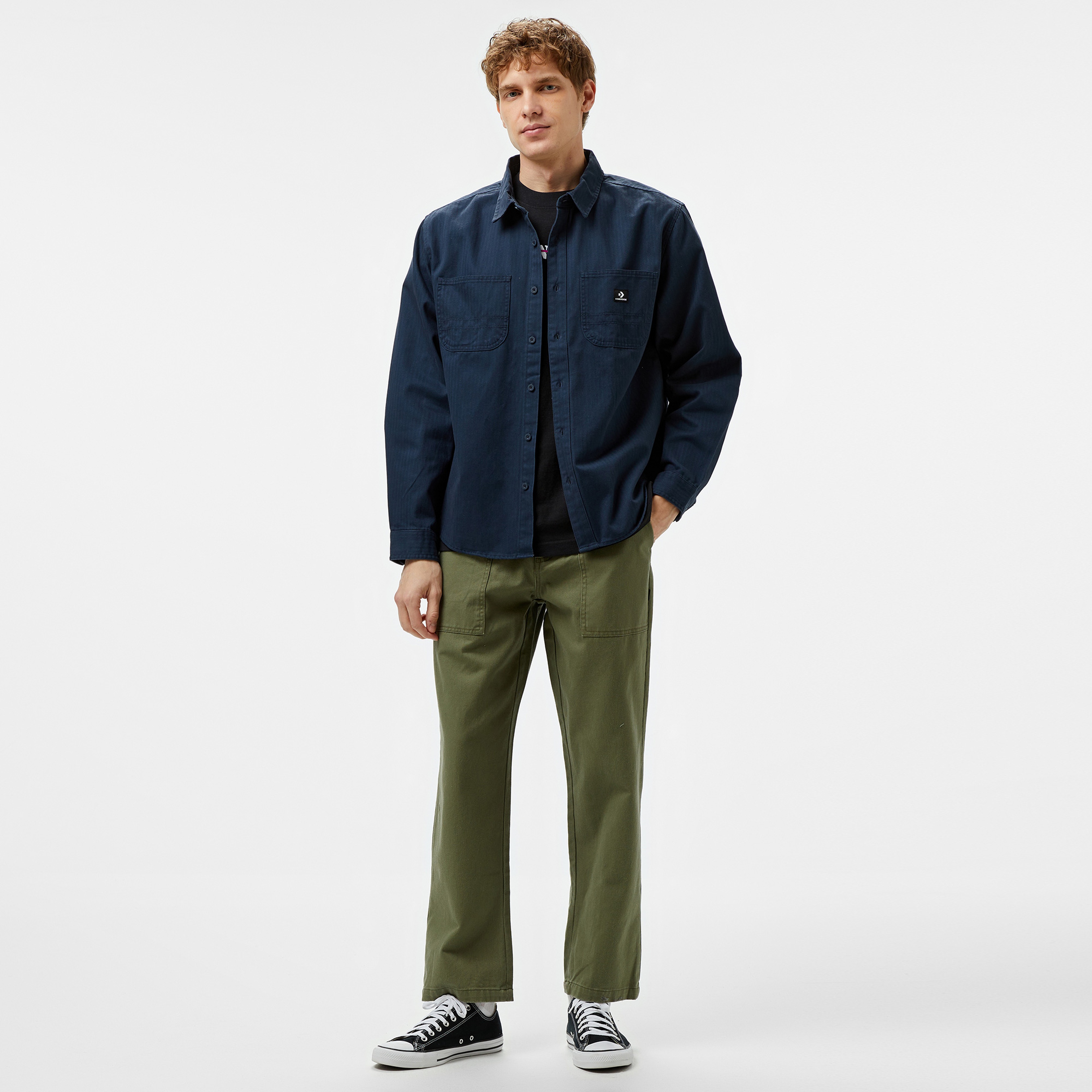 Converse Classic Erkek Lacivert Gömlek