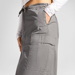 Converse Classic Dokuma Kadın Gri Cargo Etek