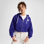 Converse Classic Kadın Mavi Fermuarlı Hoodie