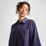 Converse Classic Kadın Kadife Mor Gömlek