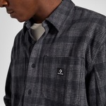 Converse Erkek Ekose Gri Siyah Gömlek