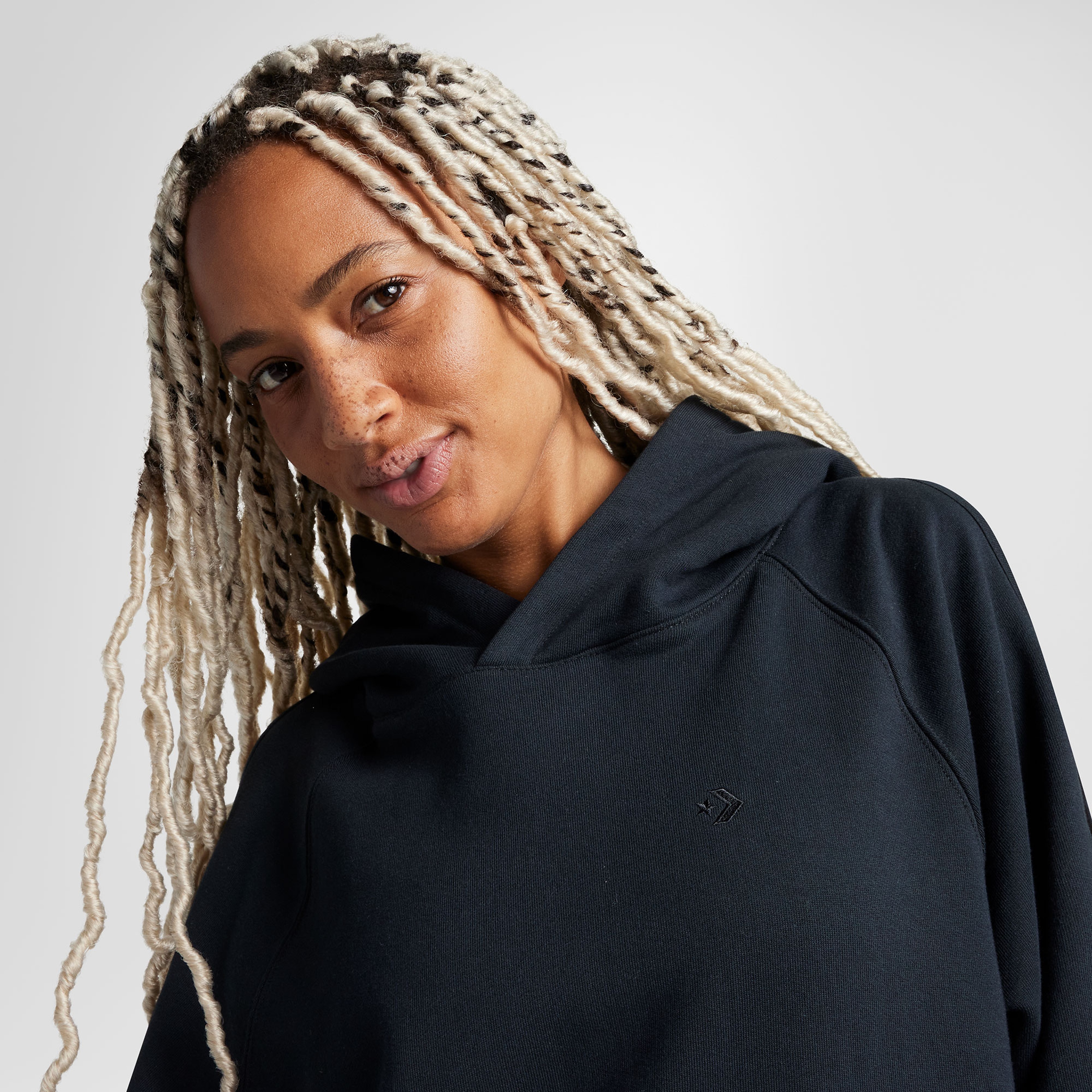 Converse Classic Kadın Siyah Hoodie