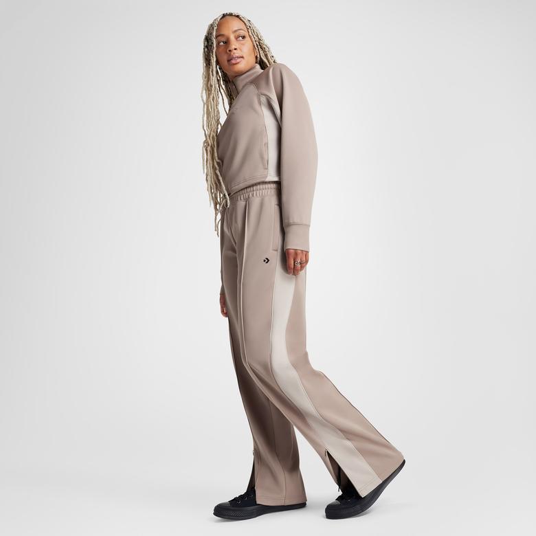 Converse Classic Kadın Renk Bloklu Kahverengi Eşofman Altı