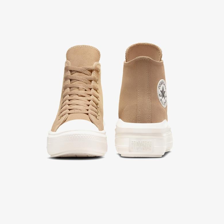 Converse Chuck Taylor All Star Move Platform Unisex Kahverengi Süet Sneaker