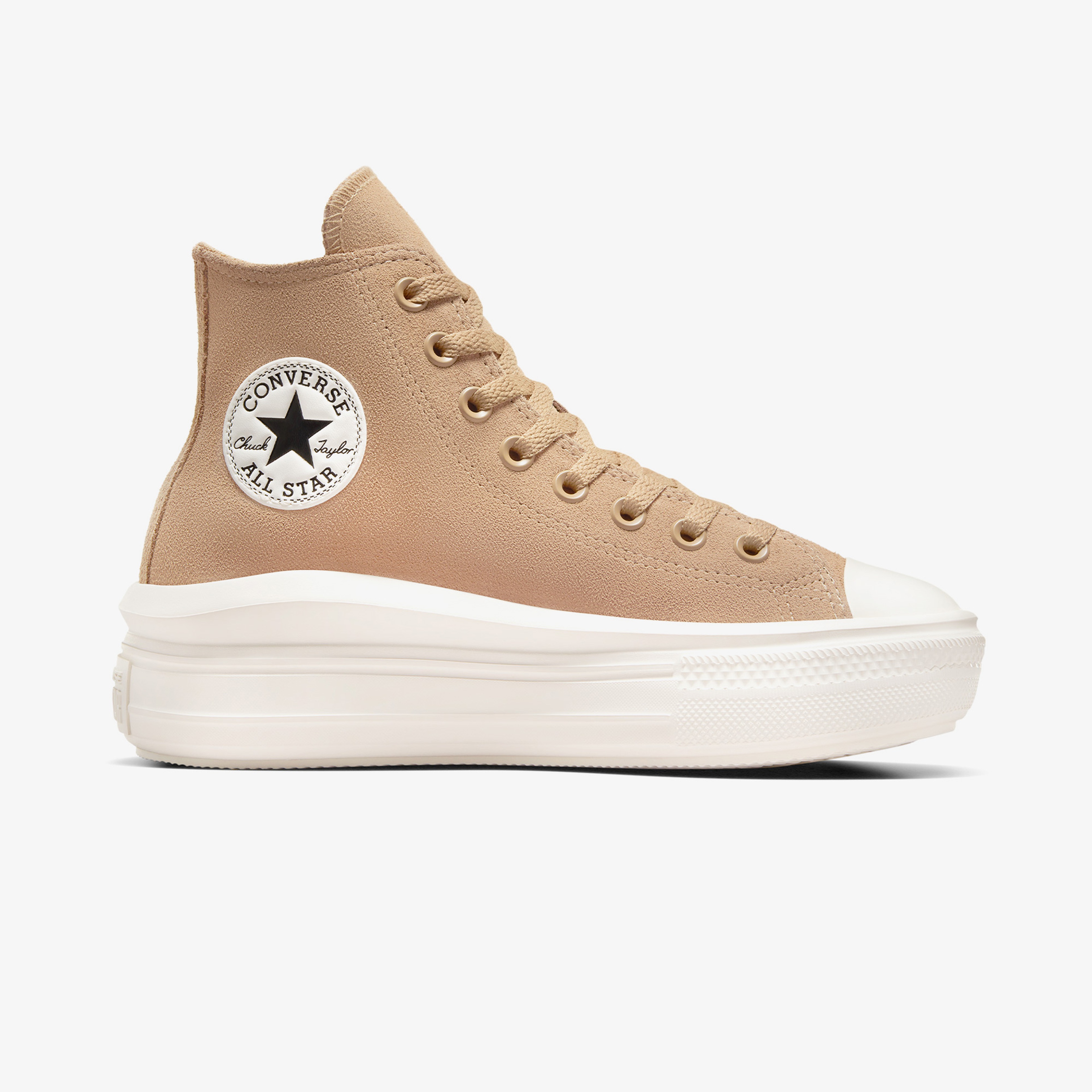 Converse Chuck Taylor All Star Move Platform Unisex Kahverengi Süet Sneaker