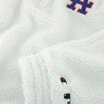 Champion Hooded Half Zip Erkek Beyaz Hoodie