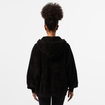 Champion Hooded Full Zip Kadın Siyah Eşofman Üstü