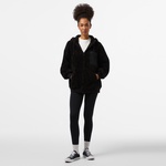 Champion Hooded Full Zip Kadın Siyah Eşofman Üstü