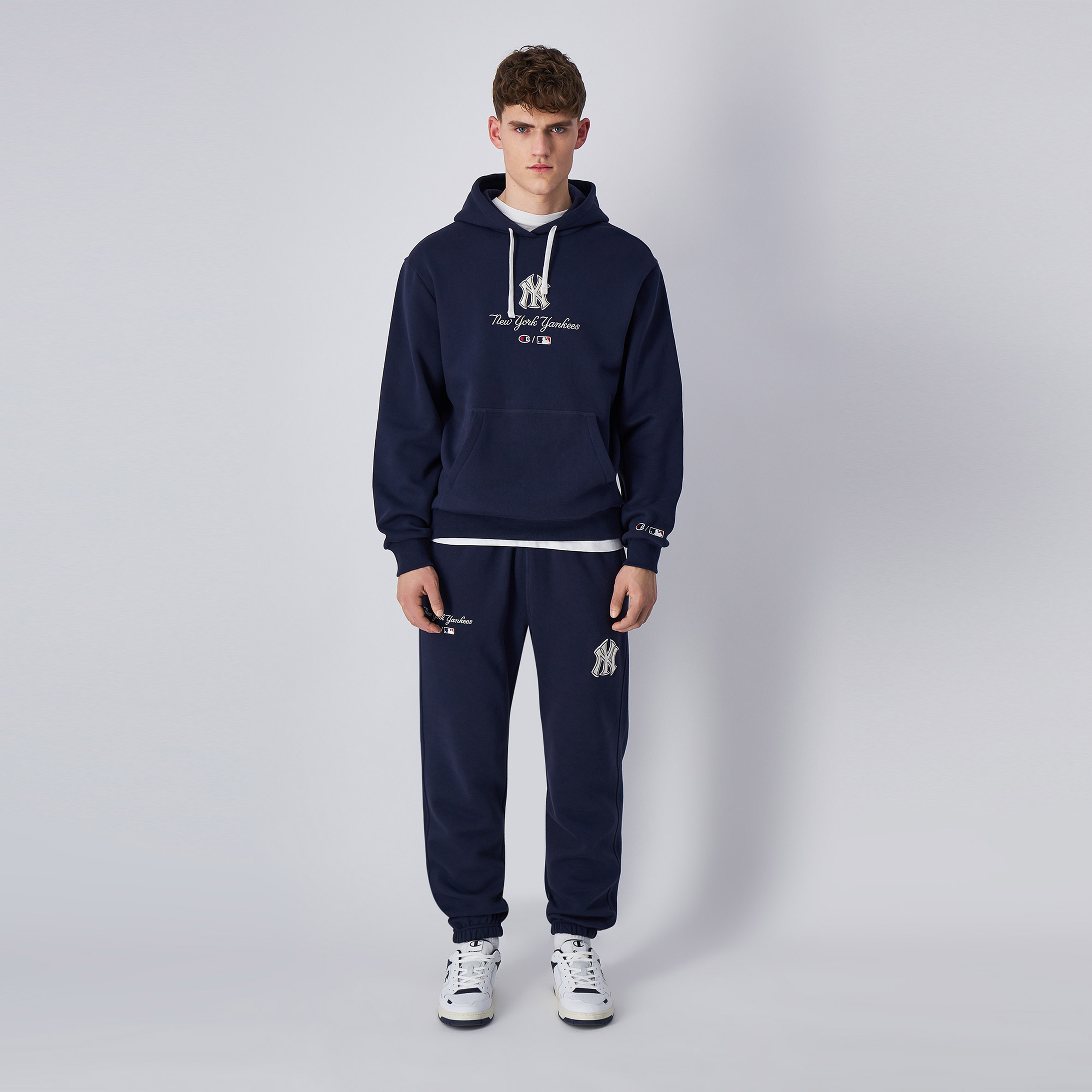 Champion Hooded Erkek Lacivert Hoodie