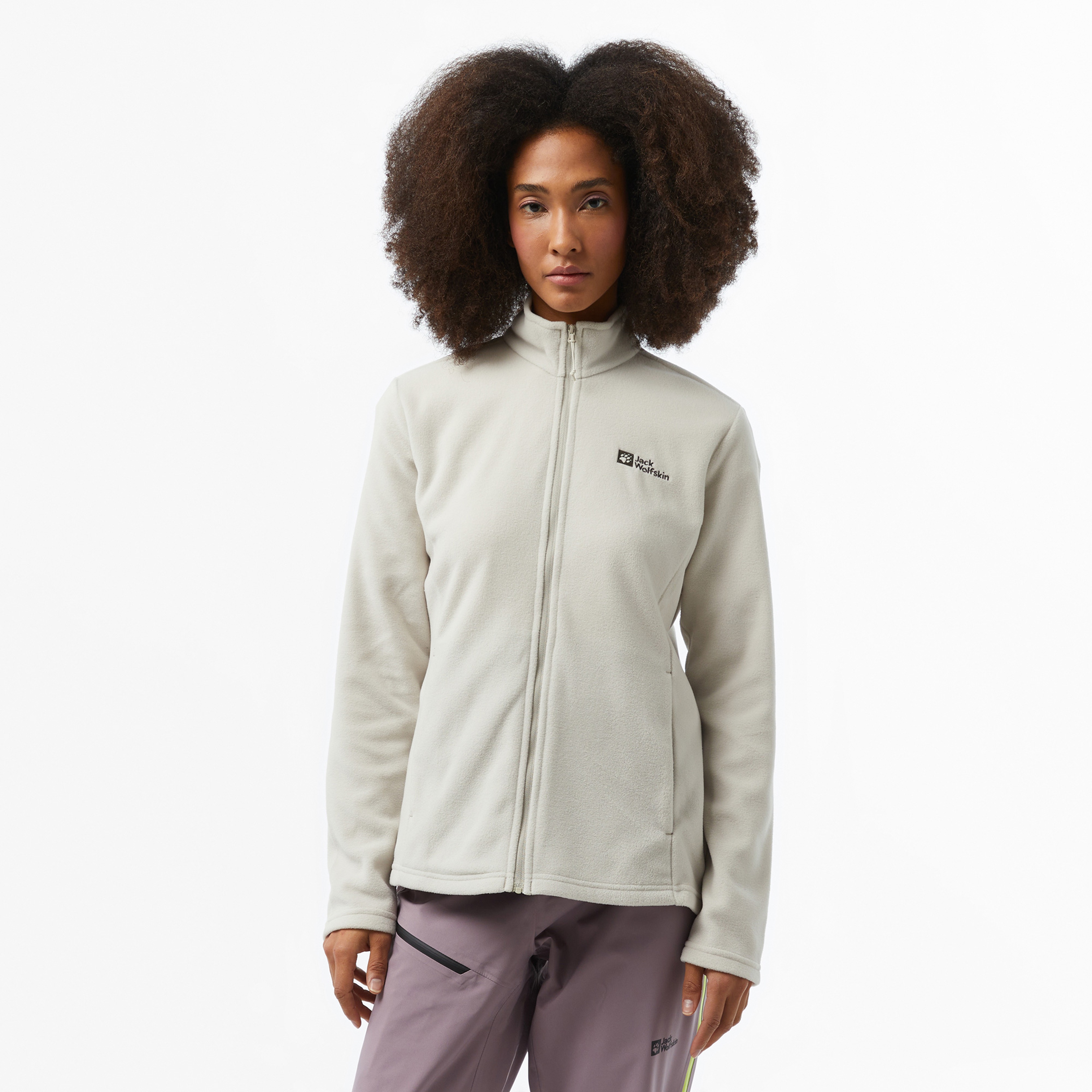 Jack Wolfskin Fleece Kadın Gri Polar