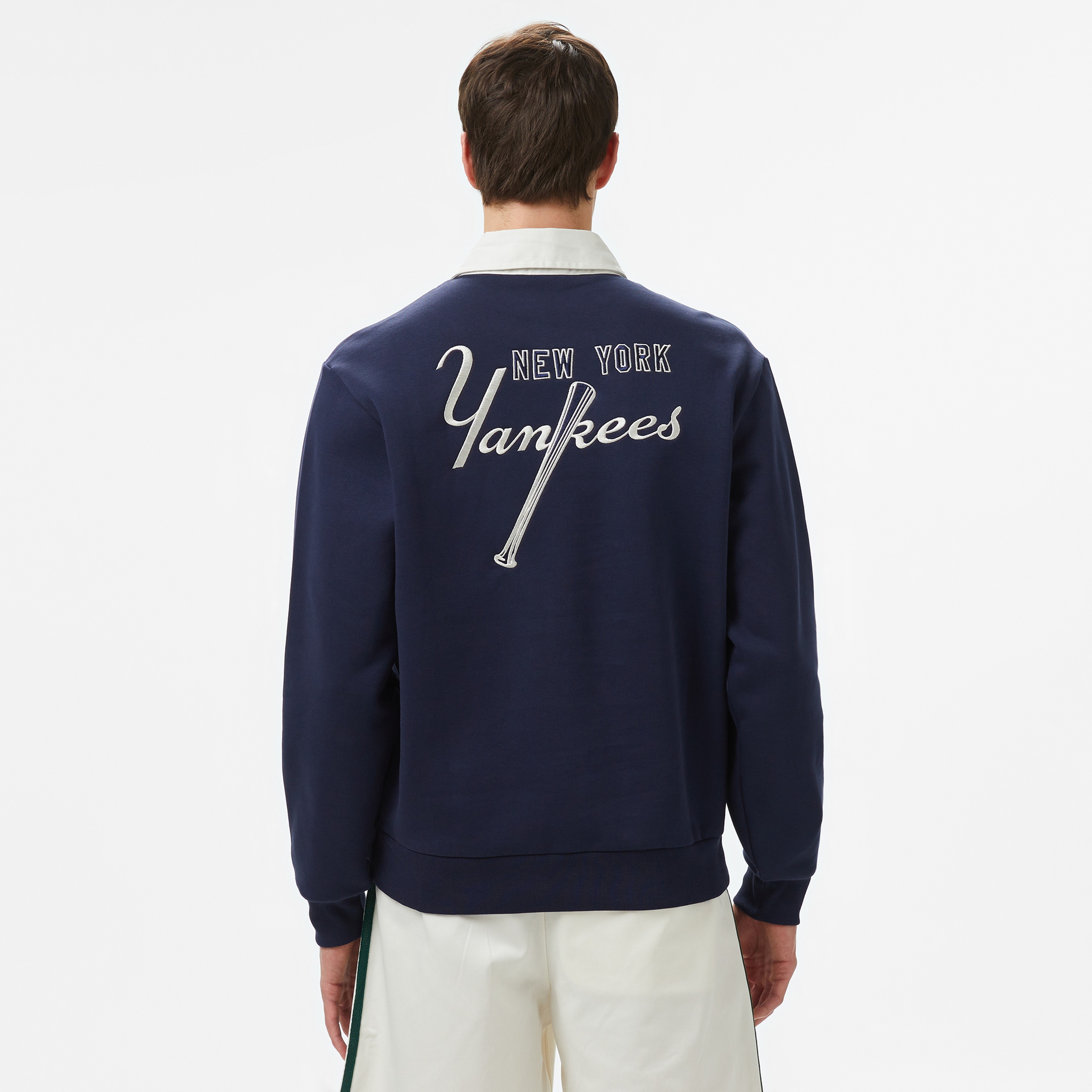 Champion Polo Neck Erkek Lacivert Sweatshirt