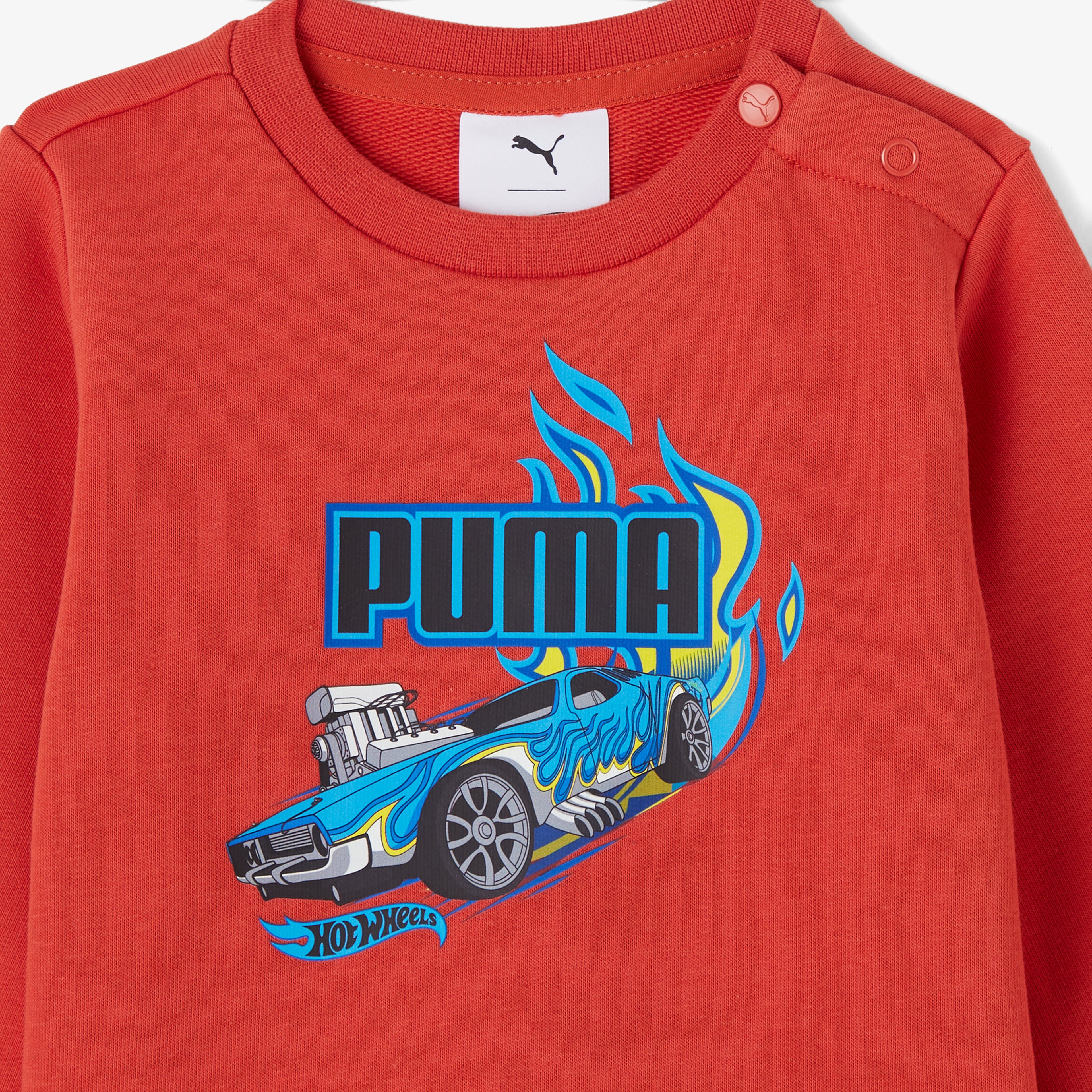Puma X Hot Wheels Crew Unisex Kırmızı Eşofman Takımı