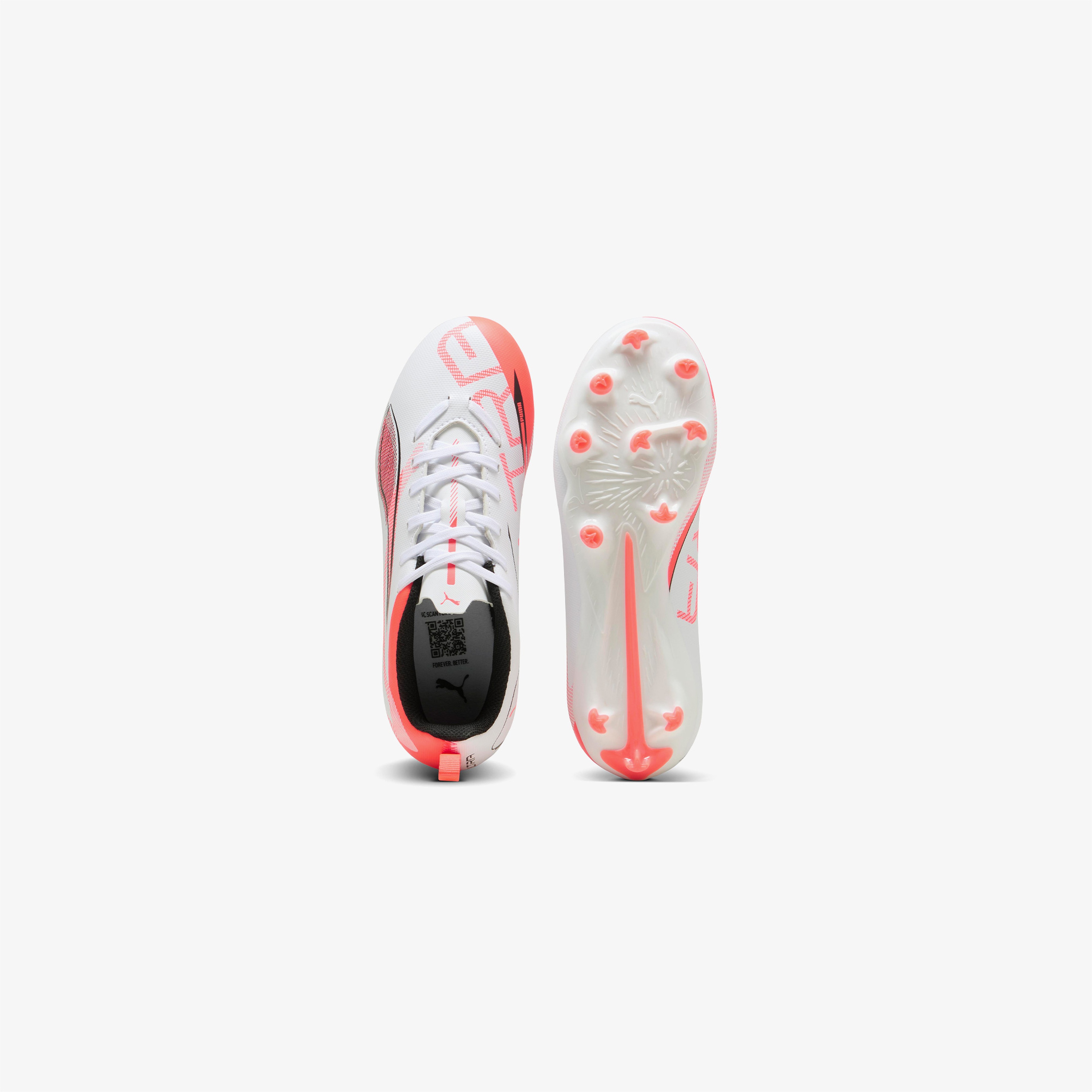 Puma Ultra 5 Play Fg/Ag Jr Çocuk Beyaz Krampon