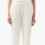 Kadın Relaxed Fit Beyaz Pantolon