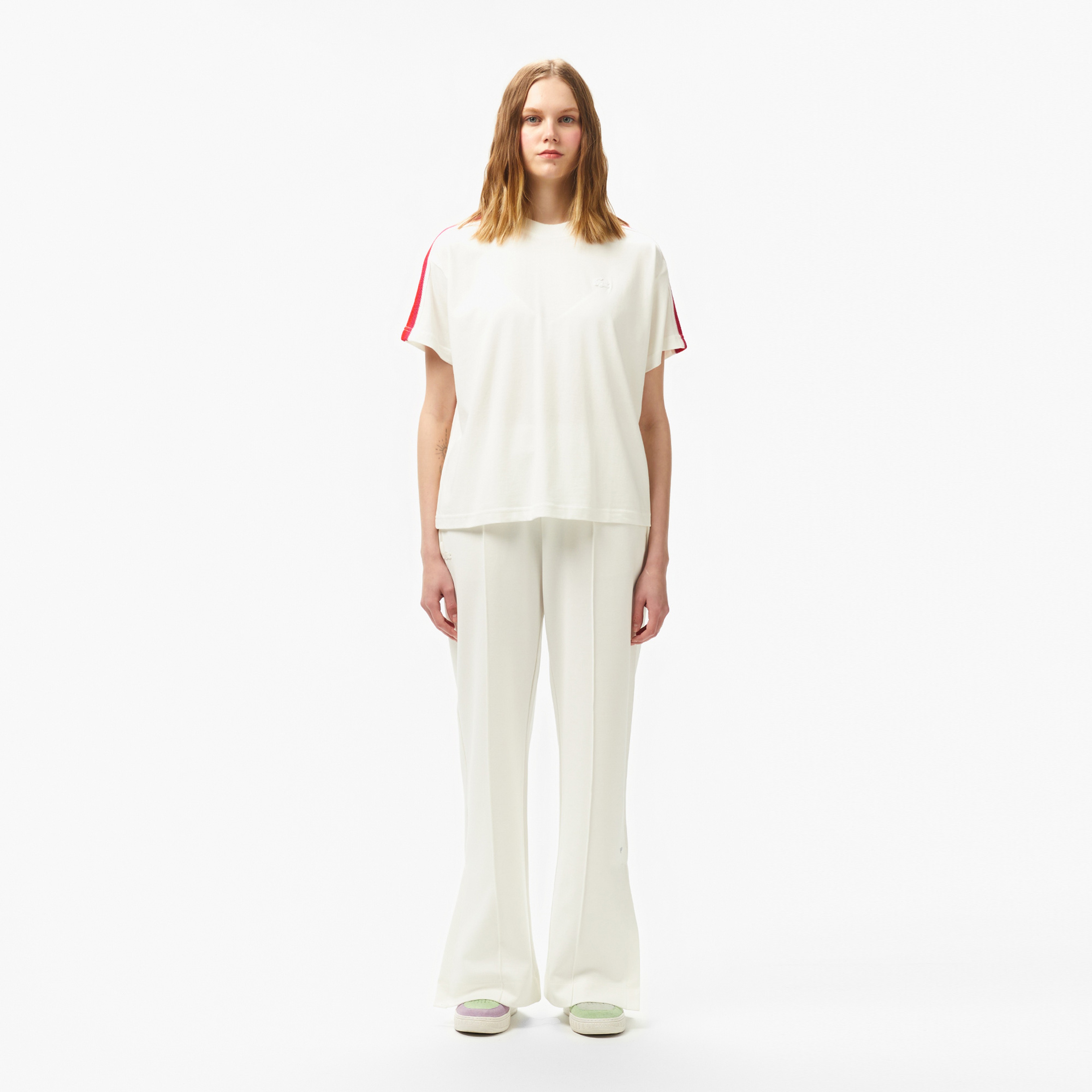 Lacoste Kadın Beyaz T-Shirt