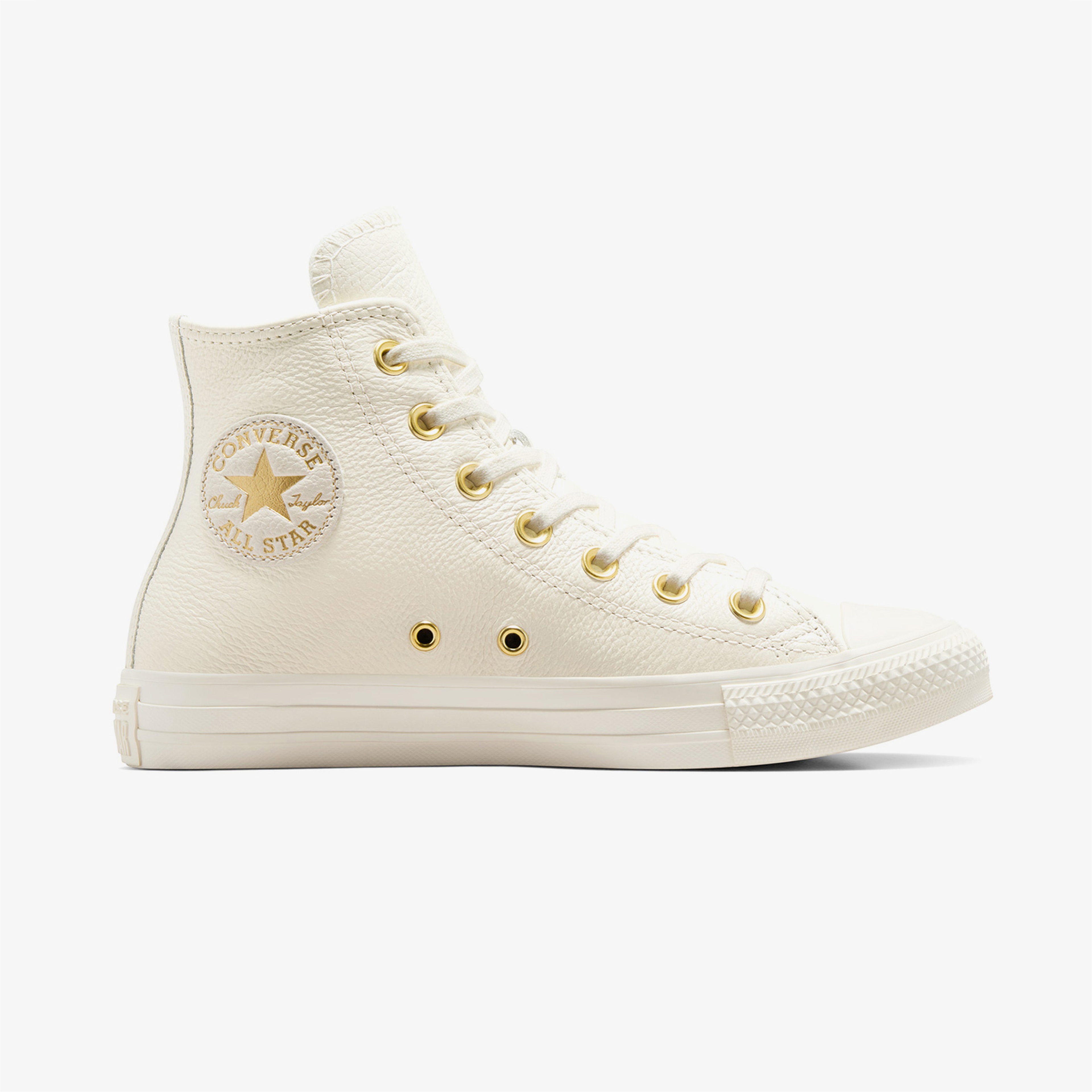 Converse Chuck Taylor All Star Unisex Krem Deri Sneaker