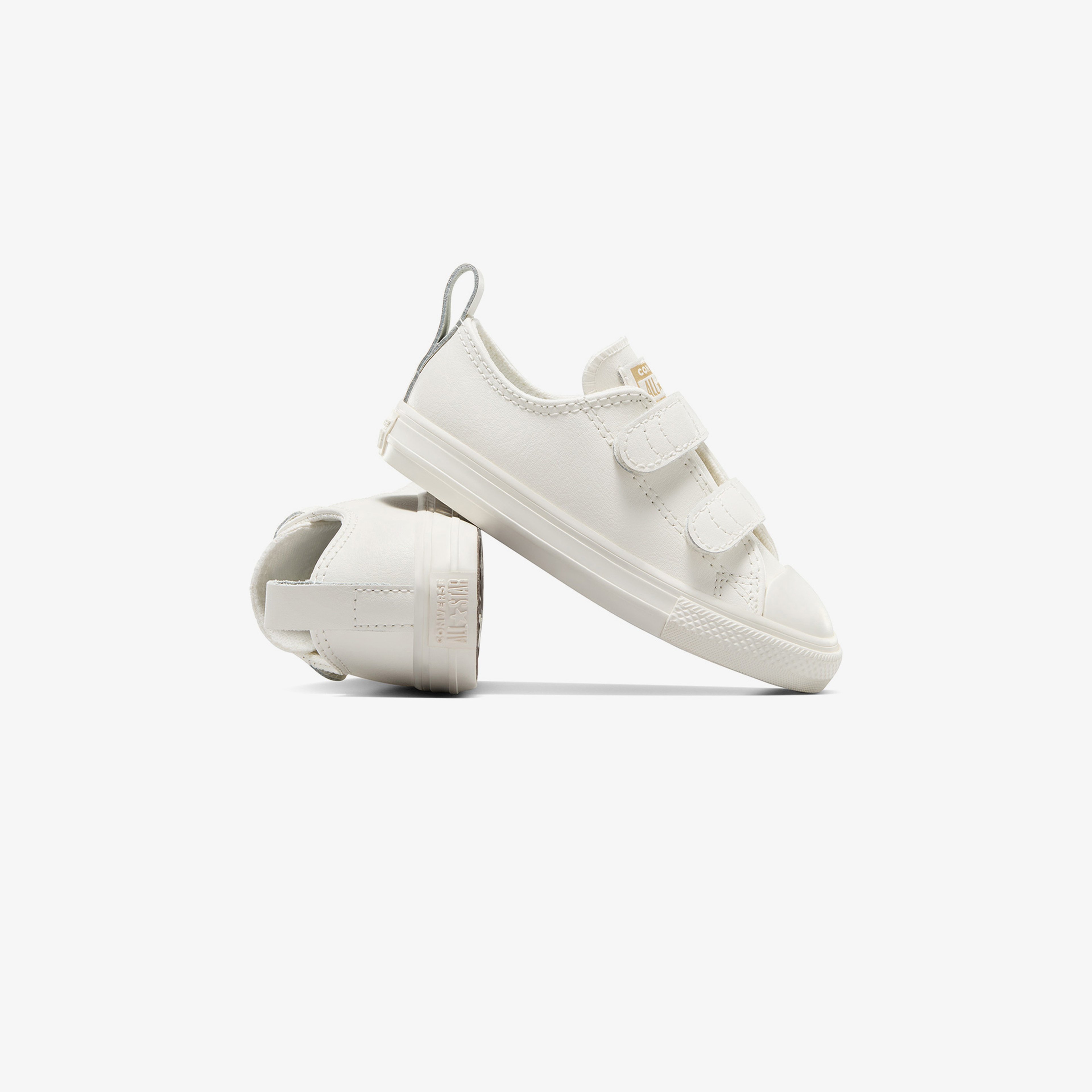 Converse Chuck Taylor All Star 2V Bebek Krem Deri Sneaker