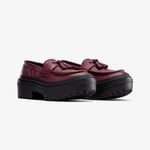 Converse Chuck Taylor All Star Lugged Heel Loafer Kadın Bordo Deri Platform