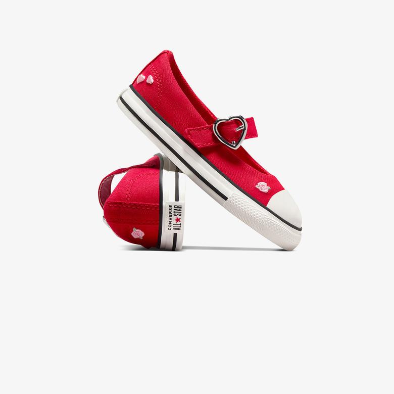 Converse Chuck Taylor All Star Dainty Mary Jane Bebek Kırmızı Babet