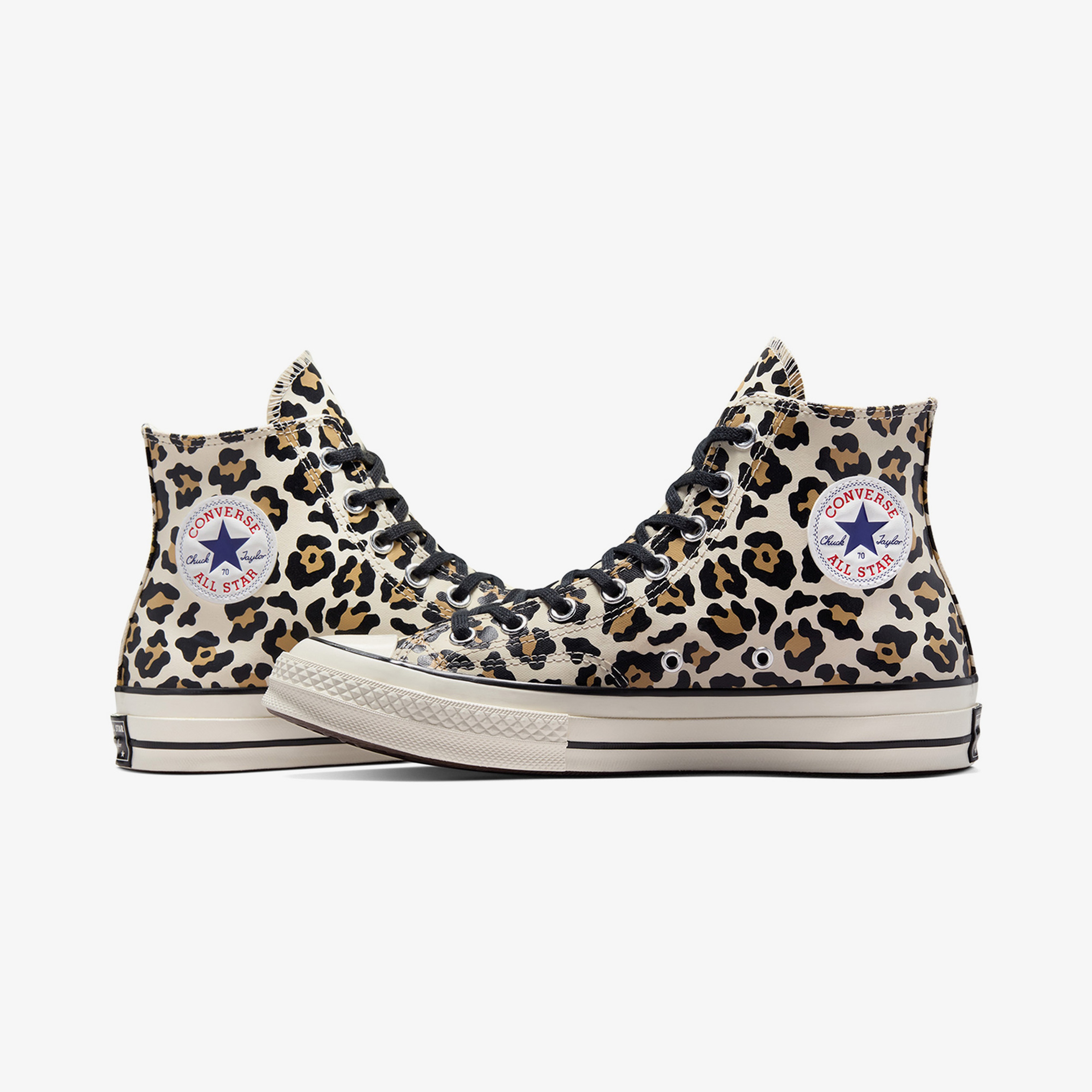 Converse Chuck 70 Leopard Print Unisex Krem Sneaker