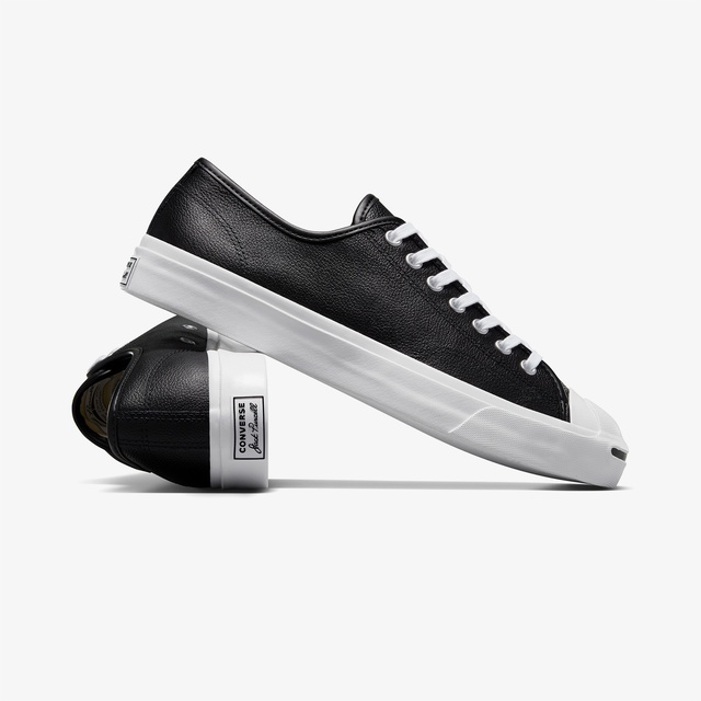 Converse Converse Jack Purcell Unisex Siyah Deri Sneaker | Occasion Siyah - 6. görsel