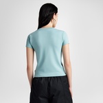 Converse Classic Kadın Slim Fit Yeşil T-Shirt