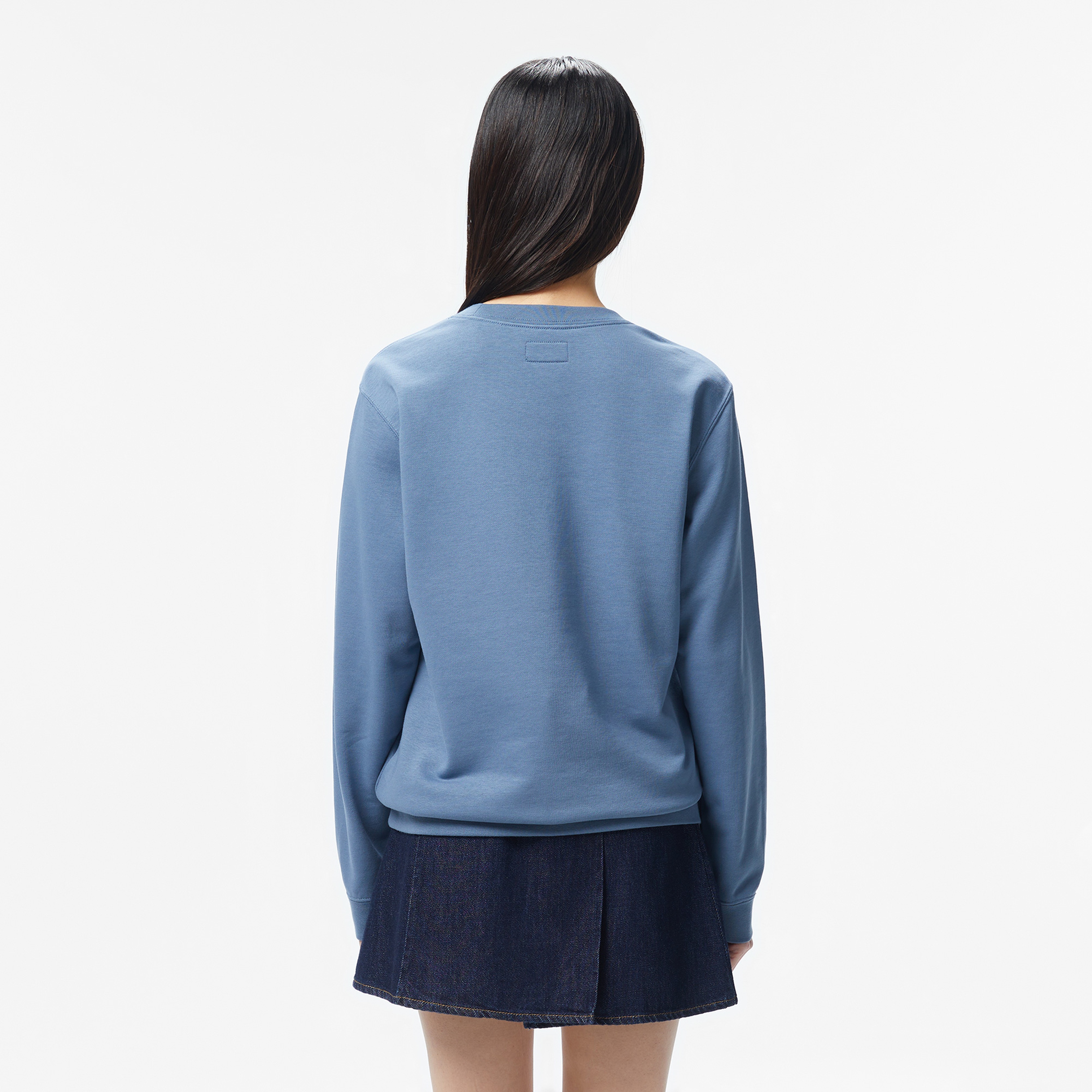 Converse Classic Unisex Mavi Sweatshirt