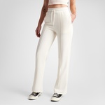 Converse Wide-Leg French Terry Kadın Krem Eşofman Altı