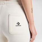 Converse Wide-Leg French Terry Kadın Krem Eşofman Altı