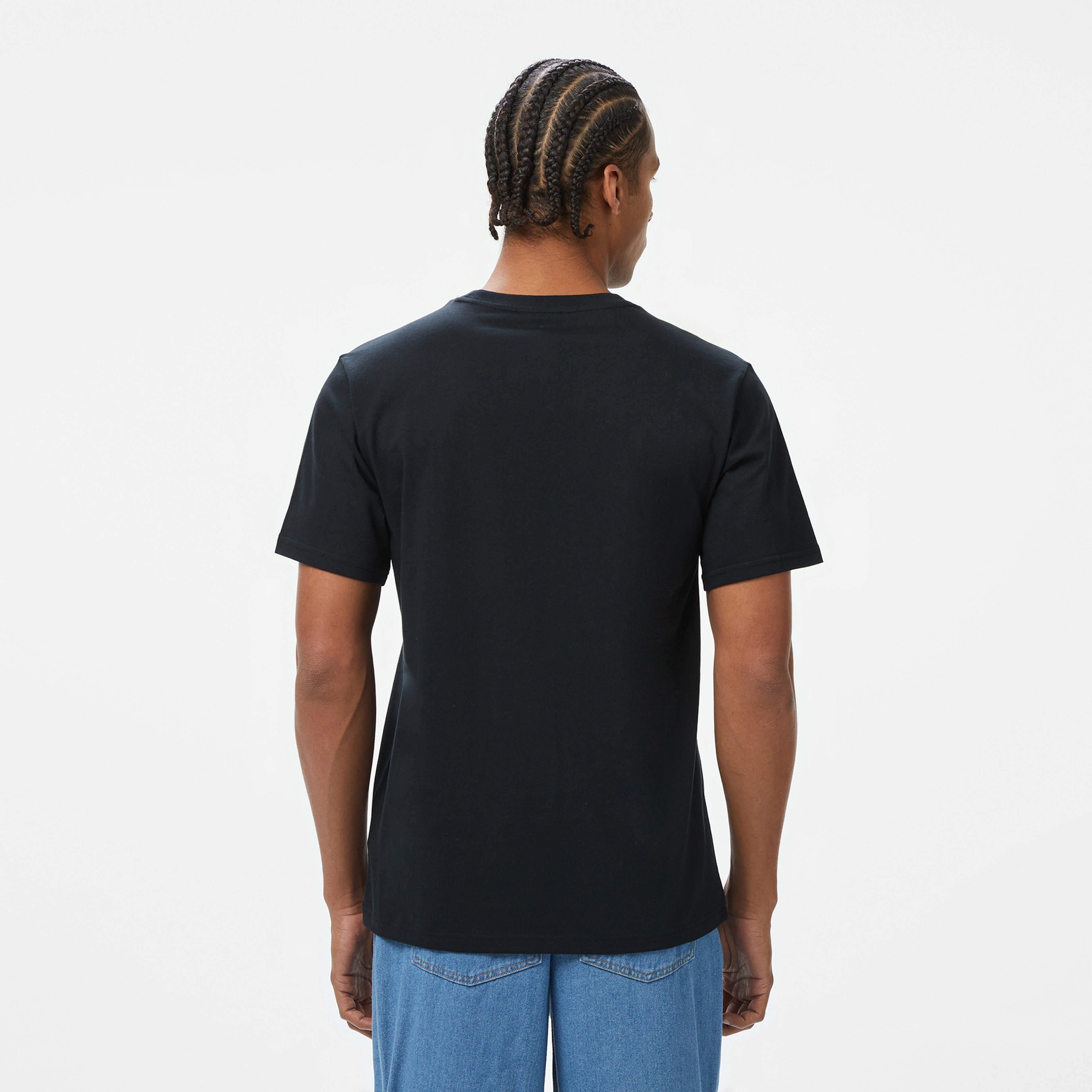 Converse Classic Erkek Baskılı Siyah T-Shirt