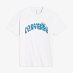 Converse Classic Erkek Baskılı Beyaz T-Shirt