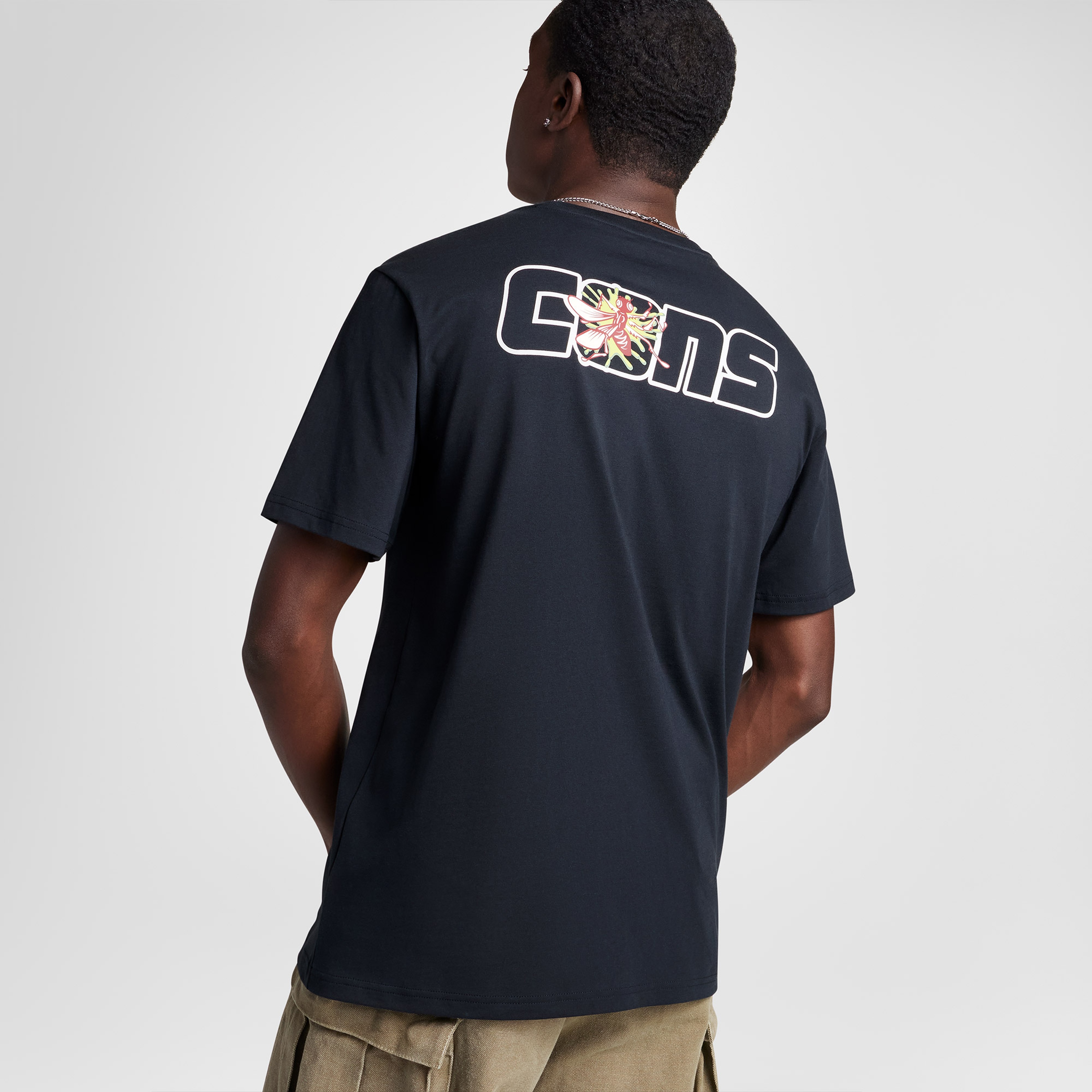 Converse Loose Fit Erkek Siyah T-Shirt