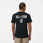 Converse Retro Chuck Soccer Erkek Baskılı Siyah T-Shirt